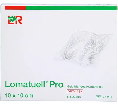Produktbild von Lomatuell Pro 10x10cm steril, 8 St VER