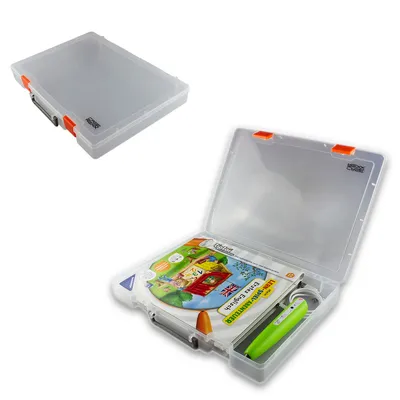Produktbild von Aufbewahrungs-Box für Ravensburger TipToi Stift Buch Kabel Kinderzimmer transparent Transportkoffer