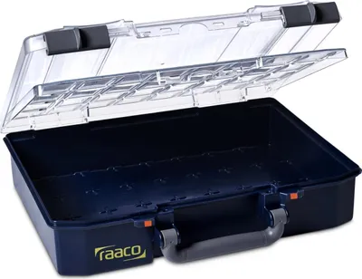 Image de raaco CarryLite 80 4x8-0/DLU Bleu Polycarbonate (PC), Polypropylène (PP)