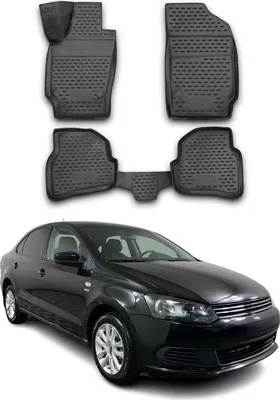 Image de 2010-2020 VW Polo à hayon arrière Tapis TPE noir 4 pièces