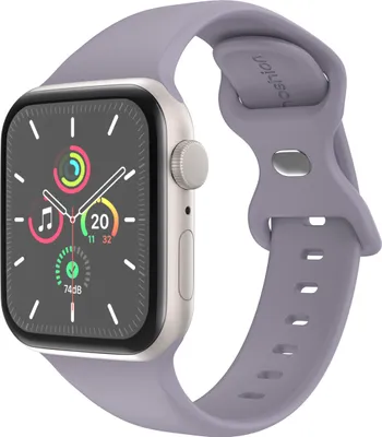 Produktbild von imoshion Silikon-Armband⁺ für Watch Series 1 t/m 9 / SE (38/40/41 mm) | Series 10 / 11 (42 mm) - Größe S/M - Lavender