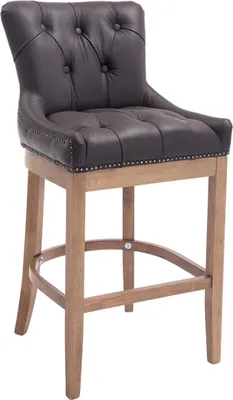Produktbild von Barhocker HLO-CP26 Echtleder, Antik-hell braun