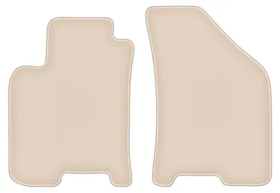 Produktbild von DURBAN Beige Velours-Fußmatten vorne für Daewoo Nubira Limousine, Kombi (1997-2012)
