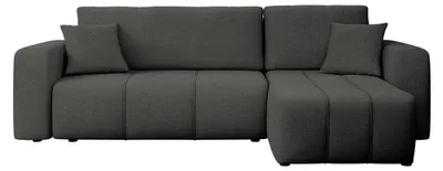 Produktbild von MIRJAN24 Ecksofa Furyn, Wohnzimmer Eckcouch mit Bettkasten und Schlaffunktion, L-Form, Seite Universal (Farbe: Velo 636)