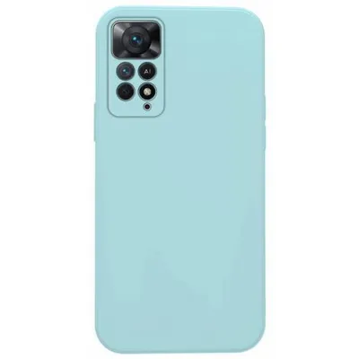 Produktbild von Liquid Silikon Hülle Für Smartphones - Farbe: Hellblau - Modellkompatibilität: Für Xiaomi Redmi Note 11 Pro