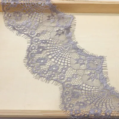 Imagen del producto de Cinta de encaje 6 metros - Tejido de encaje elástico - Bordes de encaje vintage - Decoración para bodas - Accesorios de vestimenta - 2 piezas - Cinta de encaje