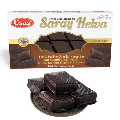 Produktbild von 250g Palast Halva - mit Schokoladenüberzug