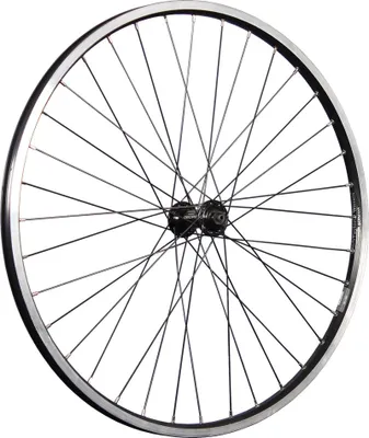 Produktbild von 26 Zoll Vorderrad Ryde Zac19 Hohlkammerfelge Shimano Cues QC400 Disc schwarz