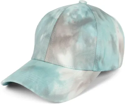 Produktbild von styleBREAKER Damen Baseball Cap mit Batik Muster | 6-Panel Sommer Basecap Baumwolle | Cappy mit Schirm verstellbar | Jedes Cap ein Unikat