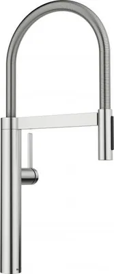 Produktbild von BLANCO CULINA-S II Küchenarmatur Wasserhahn Hochdruck PVD steel Schlauchbrause  - inkl.