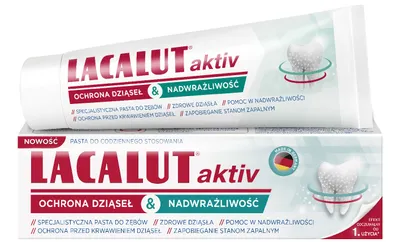 Zdjęcie produktu dla Lacalut Pasta Do Zębów Aktiv I Sensitive 75 Ml
