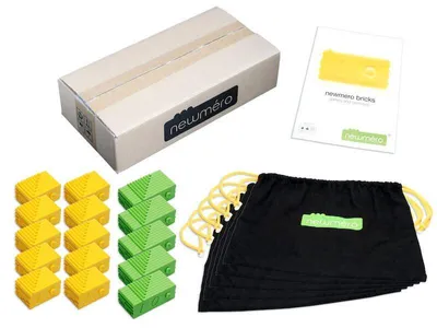 Immagine prodotto di Newmero - Tessere matematiche. Set per la scuola dell'infanzia, 135 pezzi.