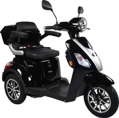 Produktbild von Rolektro E-Trike 25 V.3 Schwarz - 25 km/h - Lithium-Akku 60V-30AH - 1000W - Reichweite 70 km - LED Licht