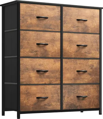 Produktbild von Opbergschrank mit 8 Stoffen, rustikaler Design