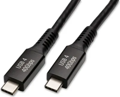 Produktbild von Kabel USB Kabel C-Stecker C-Stecker schwarz 2m USB-C auf USB-C 240W (80305)