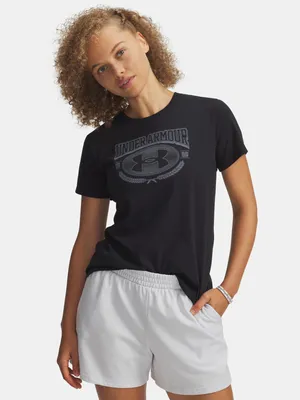 Image de T-shirt Under Armour UA W VARSITY SS pour femme, taille XS