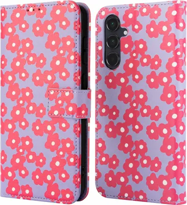 Produktbild von imoshion Design Klapphülle Samsung Galaxy A55 - Dusty Rose Blossoms