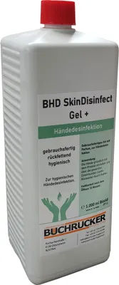Produktbild von Hand Desinfektionsmittel Gel 1 Liter in Euroflasche