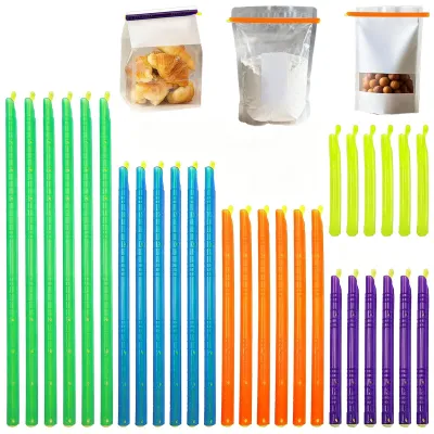 30 Taschenverschlussclips, wiederverwendbar, 5 Größen, für Snacks