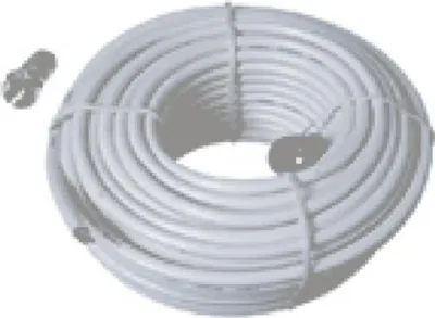 Zdjęcie produktu dla Kabel koncentryczny ShiverPeaks S/CONN o maksymalnej łączności 0,643/3,7, SET (złącze 2F/1 gumowa przelotka), > 75 dB, 20 m (81001-20-2L)