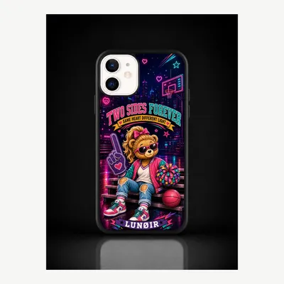 Zdjęcie produktu dla Etui na iPhone 12 / 12 Pro, pokrowiec ochronny z motywem "Dualität" – LUNØIR ©