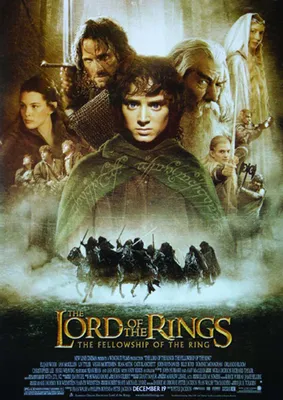 Produktbild von Herr der Ringe Poster Die Gefährten (117 LE)