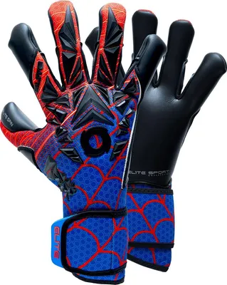 Obrázek produktu pro Brankářské rukavice Elite Sport Spin - černé / fialové / červené | Velikost: 8