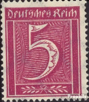 Produktbild von Briefmarken Deutsches Reich 1921 Mi 177, seltenes Wasserzeichen 2, Waffeln postfrisch Verschiedene Zeichnungen