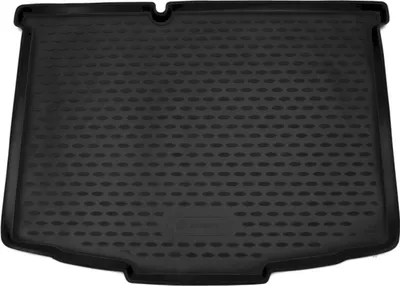 Image de Tapis De Coffre Caoutchouc Exclusive Pour Skoda Fabia 3 2014-2021 Hatchback, Protecteur de Coffre, Bord Haut, Antidérapant, Inodore