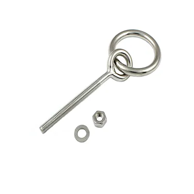 Produktbild von Ringschrauben mit Ring M8x60x100 Augbolzen Edelstahl Schraub Öse