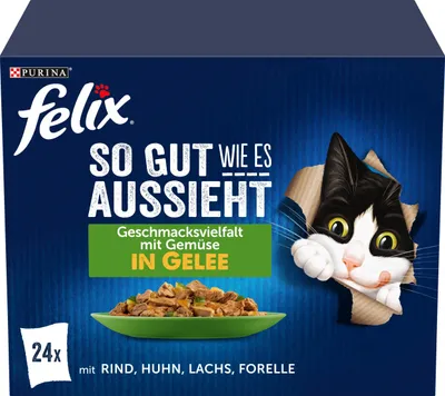 Produktbild von FELIX So gut wie es aussieht Geschmacksvielfalt, 96er Pack (4 x 24 x 85g)