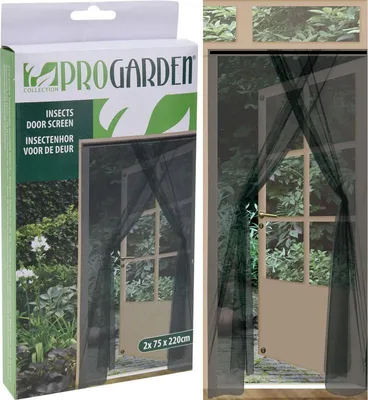 Productafbeelding van Progarden Insectenhor voor deur set van 2 stuks a 75x220cm Zonder gereedschap monteren