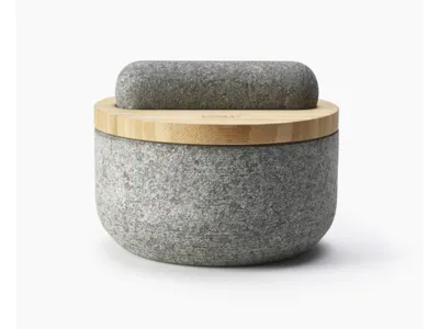 Obrázok produktu pre Joseph Joseph 20176, Bamboo, Šedá, Trecia miska a tĺčik, 155 mm, 155 mm, 130 mm, 1 kusov
