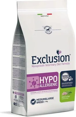 Produktbild von Exclusion Hypoallergenic Insekt & Erbse Medium/Large