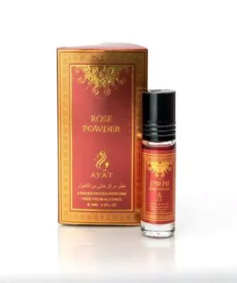 Produktbild von Rose Powder 6ml Damen Parfümöl – Ayat Perfumes