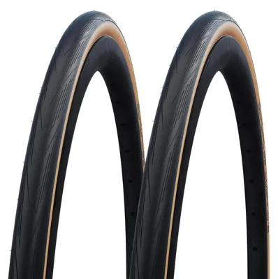 Produktbild von 2x Schwalbe Lugano II Classic 25-622 Classic-Skin Drahtreifen K-Guard 700x25C