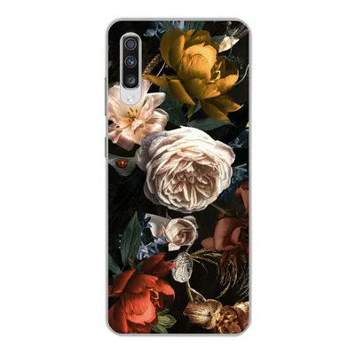 Produktbild von MuchoWow® Handyhülle Schutzhülle Hülle für Samsung Galaxy A70 Blumen - Natur - Muster Silikon Softcase Handy Hülle - Schutzhaube
