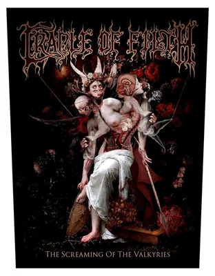 Obrázok produktu pre Náplasť Cradle of Filth – "Screaming Of The Valkyries" (jedna univerzálna veľkosť) (farebná)