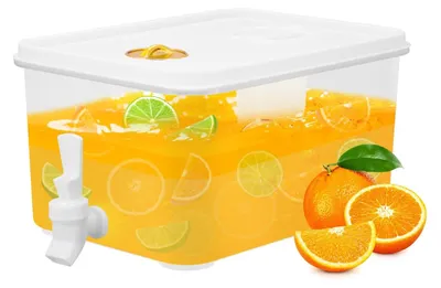 Immagine prodotto di Distributore di bevande da 5 litri con rubinetto, ideale per succhi, latte e cocktail