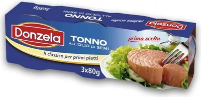 Produktbild von Thunfisch in Öl Tonno all Olio di Semi 3x80g - Donzela