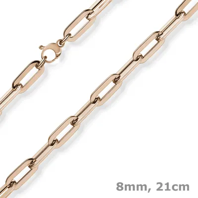 8mm-Weit-Anker-Vierkant-Armband-585-Rotgold-21cm