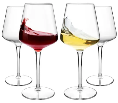 Zdjęcie produktu dla Zestaw szklanek z tworzywa sztucznego Tritan, odpornych na stłuczenia, pojemność 445 ml, 4 sztuki