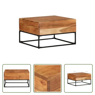 Produktbild von The Living Store Couchtisch 68x68x41 cm Massivholz Akazie