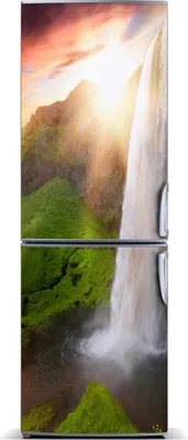 Produktbild von Tulup Kühlschrankdekoration - Magnetmatte - 60 cm x 180 cm - Magnet auf dem Kühlschrank - Landschaft Wasserfall