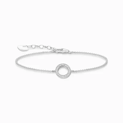 Produktbild von Thomas Sabo A1652-051-14 Armband Kreis Silber 19,0 cm