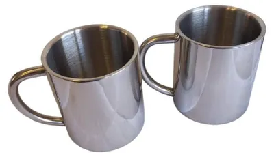 Produktbild von Haushalt International 2 Stück Edelstahl Thermobecher Becher Thermosbecher Kaffeebecher Isolierbecher Tassen