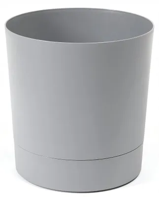 Obrázek produktu pro Květináč Lamela AURA, šedá barva, s podstavcem, 20 cm