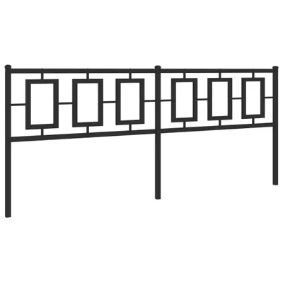 Produktbild von Kopfteil Metall Schwarz 200 cm
