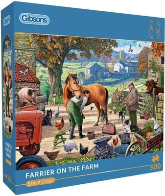 Image de GIBSONS Puzzle « Le forgeron à la ferme » 500 pièces