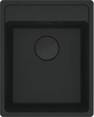 Produktbild von Franke Maris MRG 610-37 A Black Matt Collection - 114.0659.583 Granitspüle